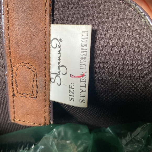 Shyanne Women’s Brown Slouch Leather Western Boots - Medium Toe Size 7 🤠 - Picture 8 of 16